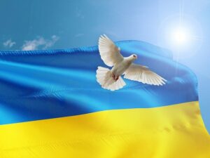Friedensfane Ukraine