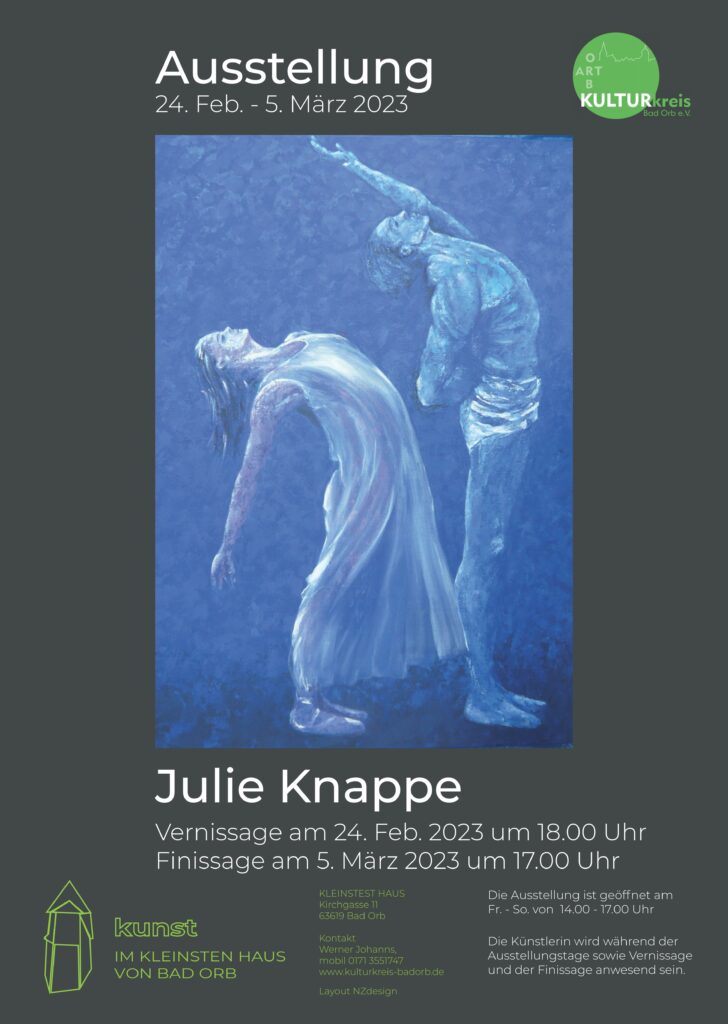 Plakat Ausstellung Julie Knappe